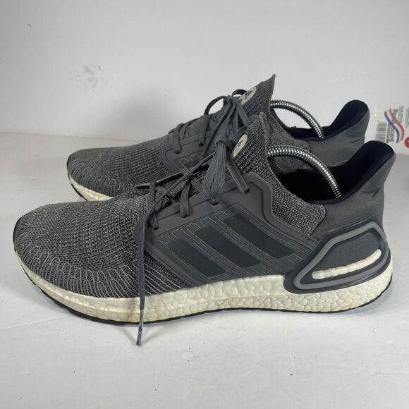 Adidas Ultraboost 20 Grey Five Charcoal Men’s Size 11.5 Running Shoes FY9035 main image 5